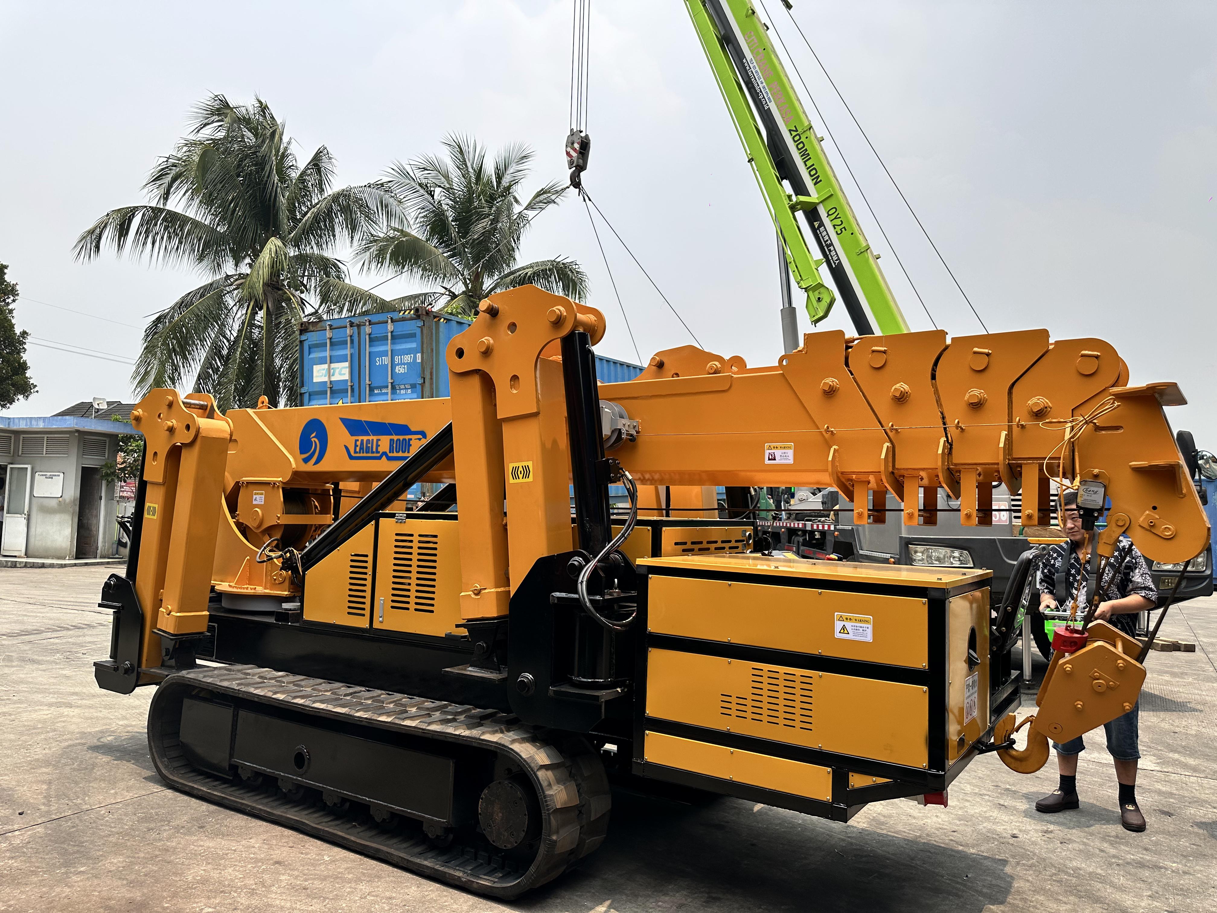 華鷹機(jī)械告訴你什么才叫蜘蛛吊車嗎？