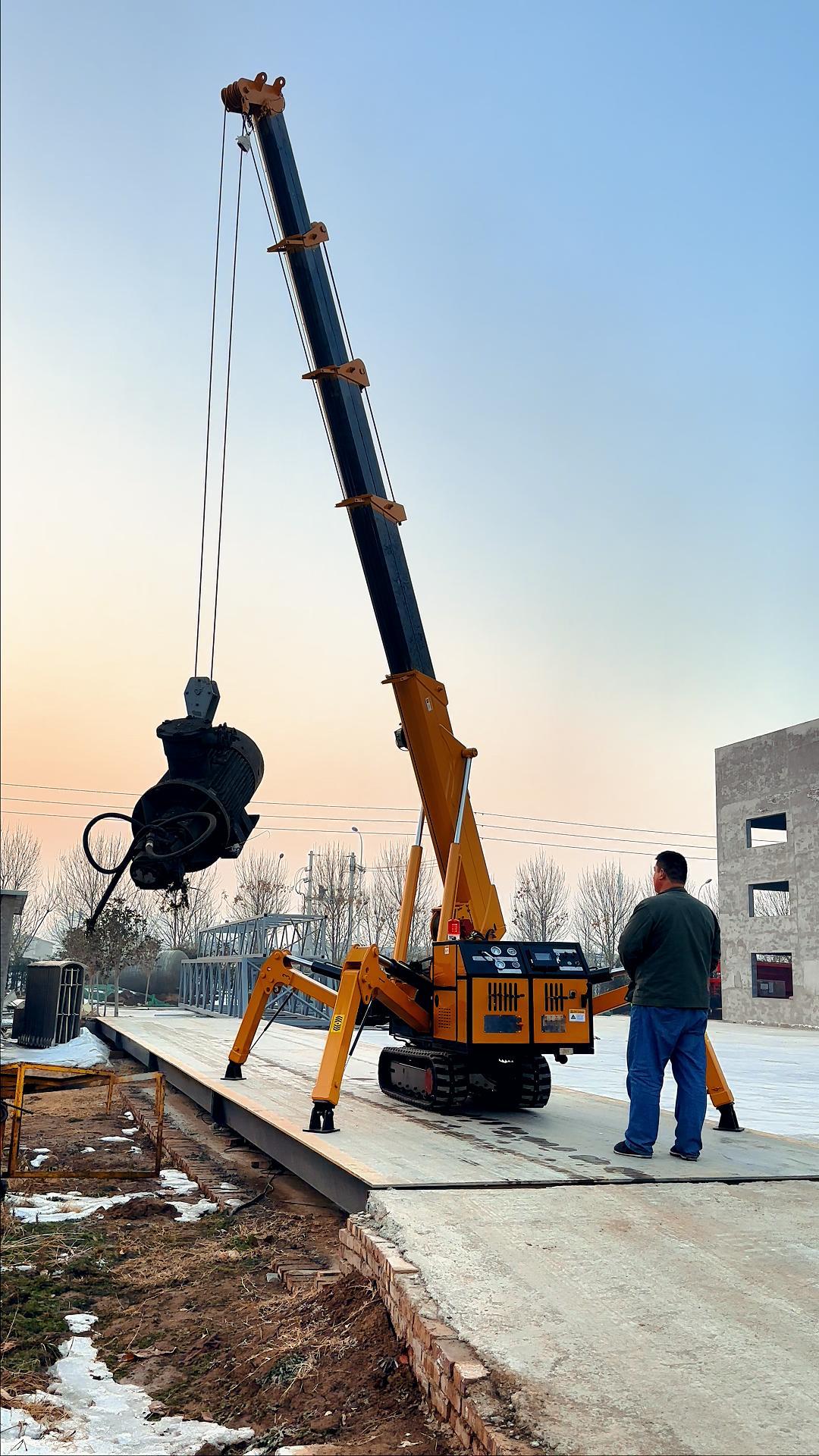 華鷹機(jī)械蜘蛛型吊車一般都在什么地方使用？